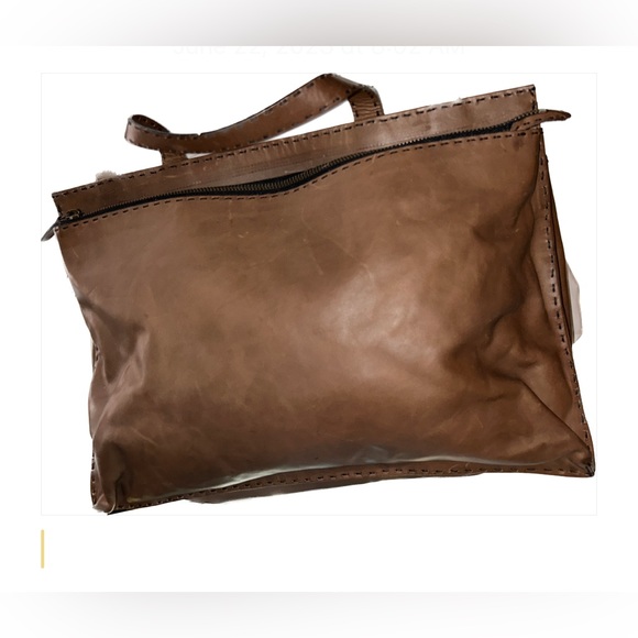 Johnny Farrah leather crossbody briefcase - Picture 6 of 11